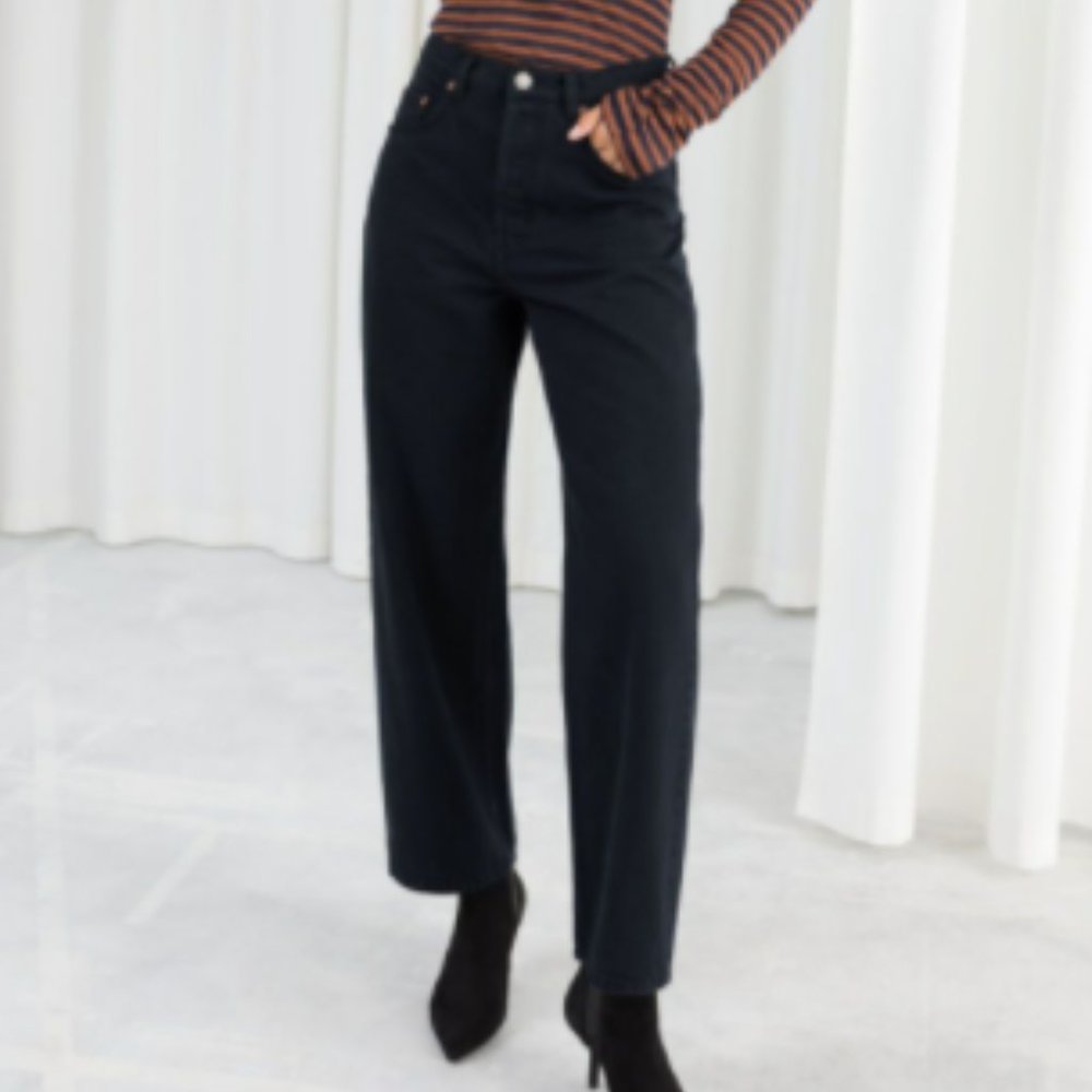& Other Stories Loose Fit Mid Rise Jeans